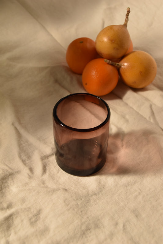 Set of 4 blown glass cups in vino
